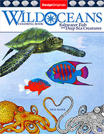 Wild Oceans Coloring Book