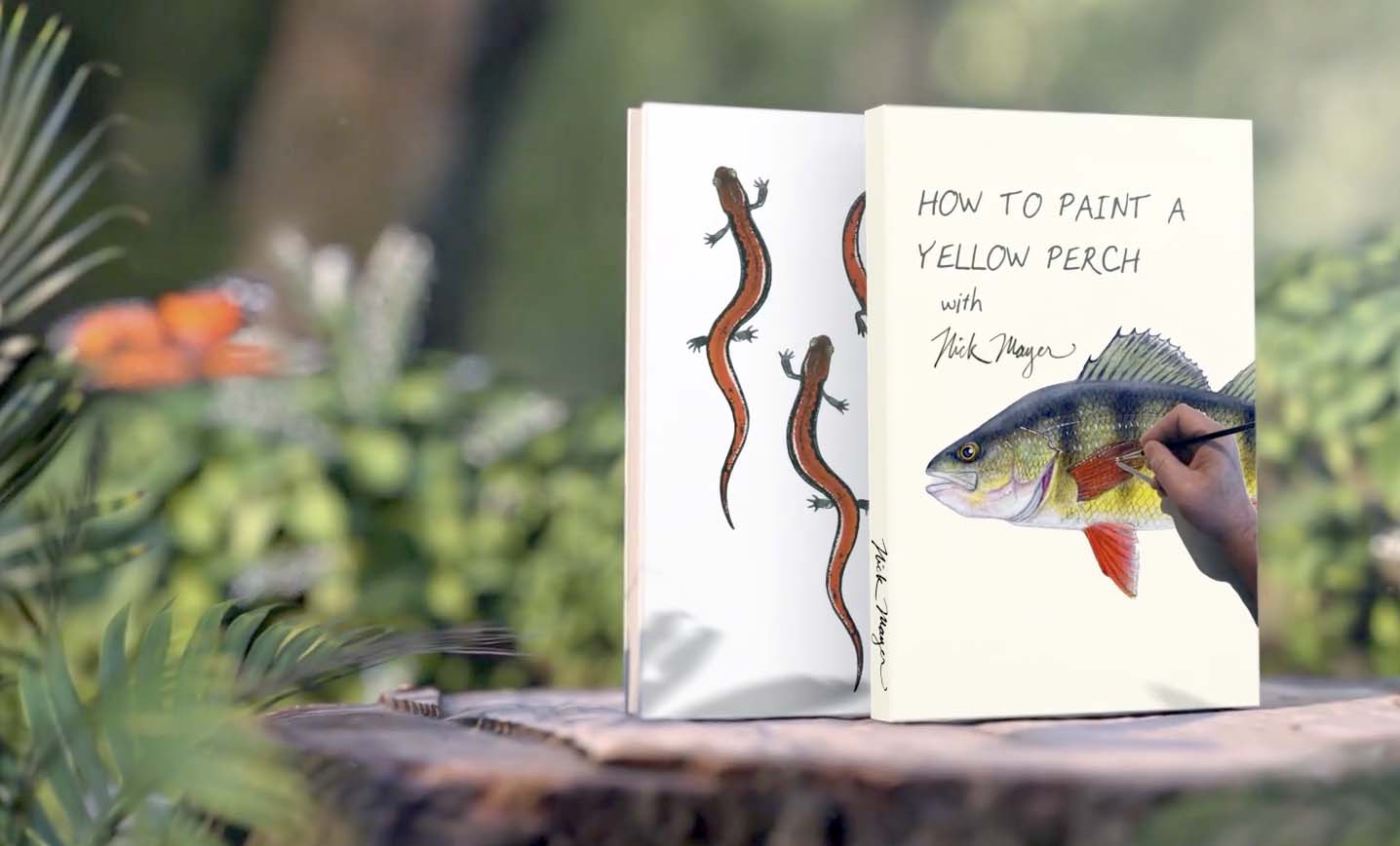 Online Art Course: How to Paint a Yellow Perch Fish